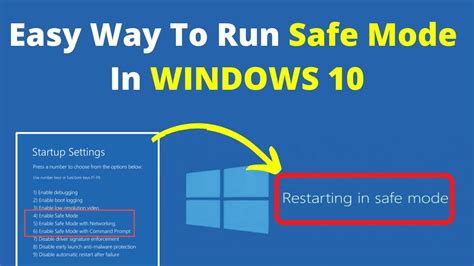 To access Safe Mode in Windows 11, follow the steps below. . Lenovo safe mode windows 10
